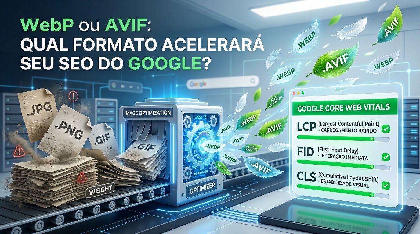 WebP ou AVIF: Qual formato acelerará seu SEO do Google?
